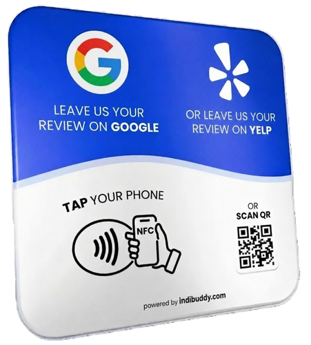 Google & Yelp Review Digiplate